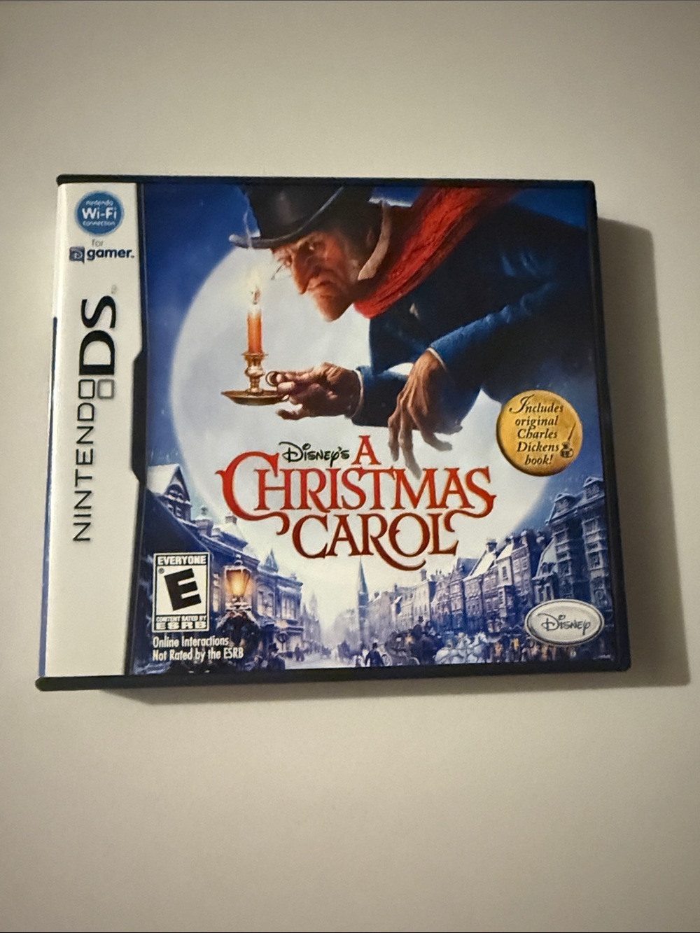 Nintendo DS Disney's A Christmas Carol Game - Blue/White Artwork